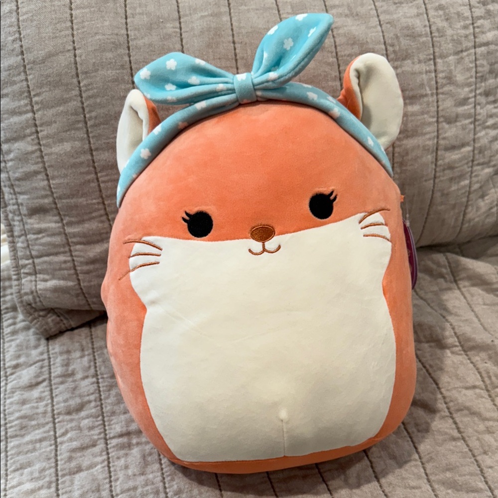 Erica Chinchilla Easter/ Spring Squishmallow 12” NWT